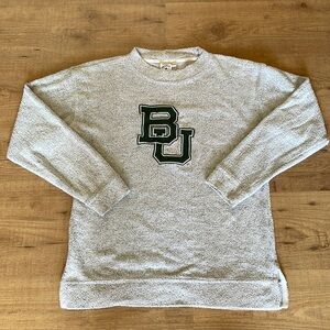 🏈 Sic Em 🐻 Baylor bears BU beautiful unique & relaxed heathered pullover!